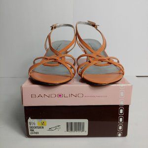BANDOLINO DONTGIVEIN Leather Strappy Dress Sandals